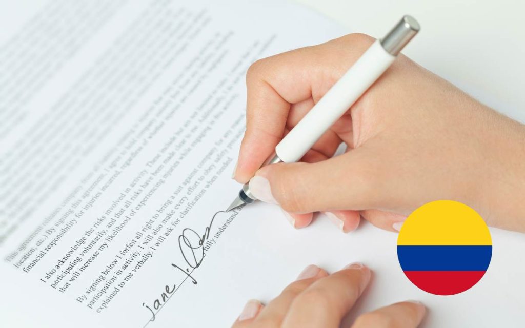 En la imagen se ve una representación de los tipos de contratos laborales en colombia.