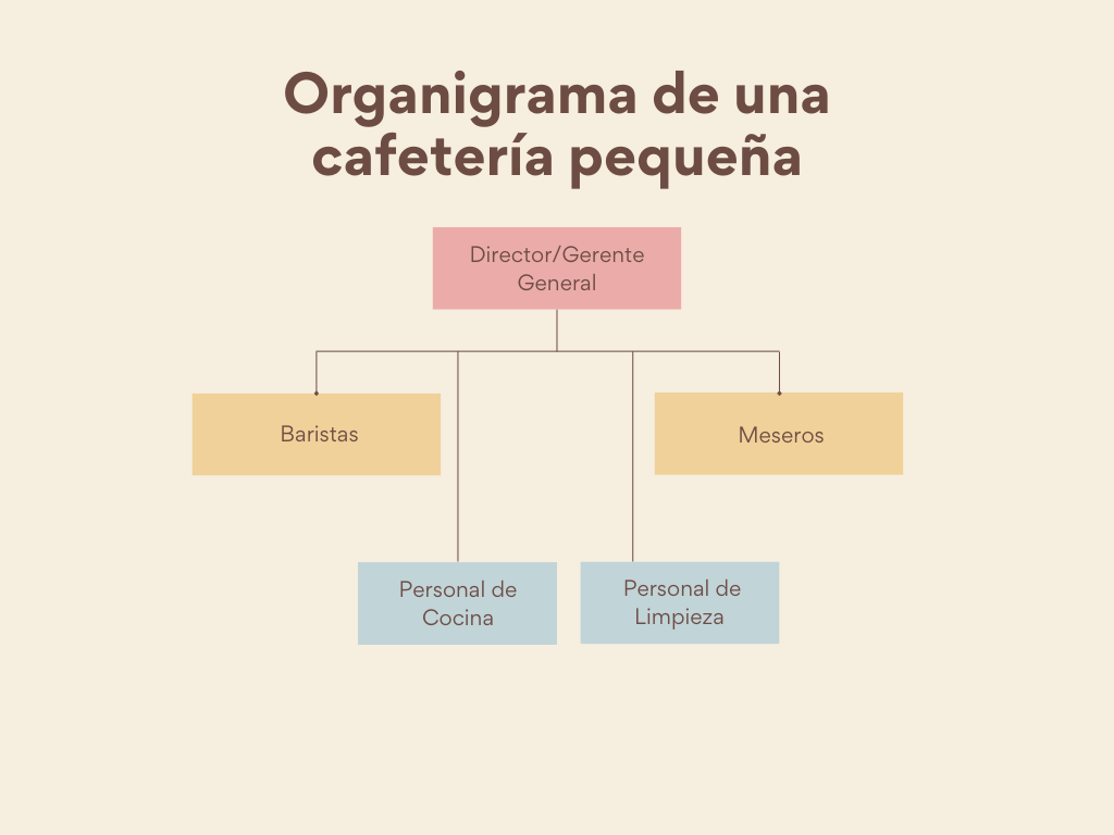 organigrama empresa pequeña